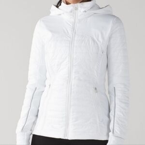Lululemon First Mile Jacket Ghost White